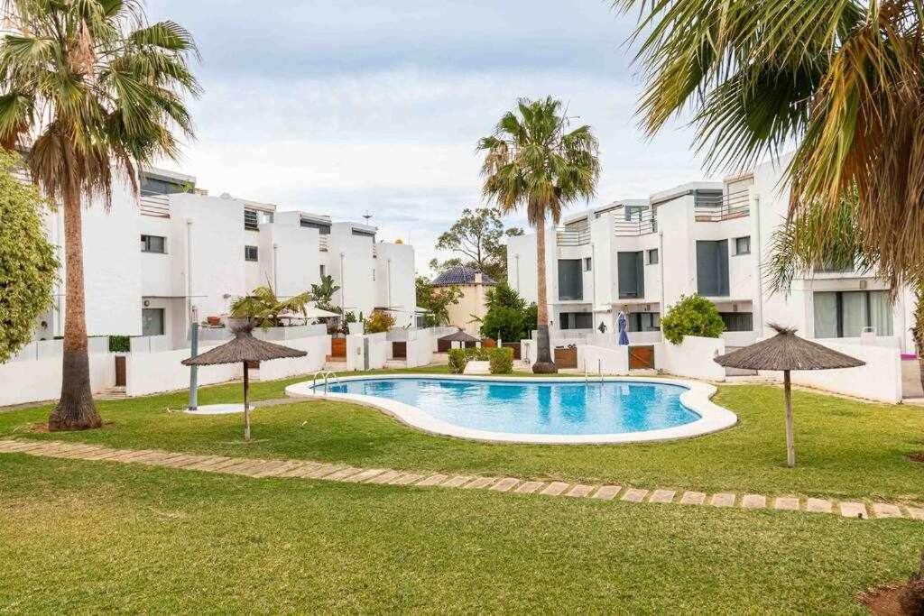 Apartamento Moderno Tranquilo Con Piscina Y Jardin 德尼亚 外观 照片