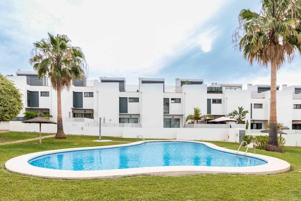 Apartamento Moderno Tranquilo Con Piscina Y Jardin 德尼亚 外观 照片
