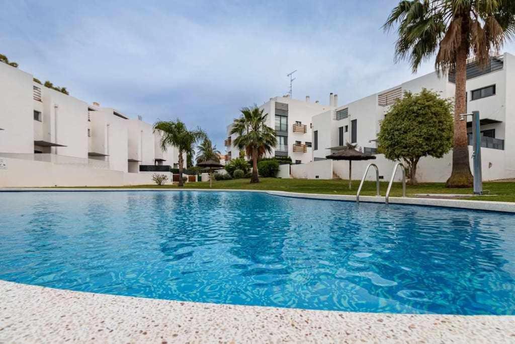 Apartamento Moderno Tranquilo Con Piscina Y Jardin 德尼亚 外观 照片